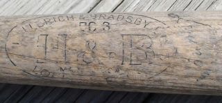 Vintage Weathered Jackie Robinson Herich Bradsby Bat