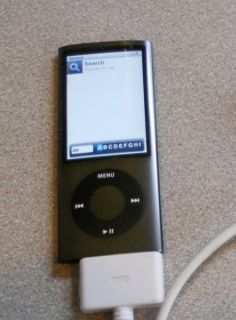Apple 8GB Black 5th Generation iPod Nano MP3 Player Model MC031LL