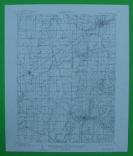 Mount Gilead Galion St James Ohio 1927 Topo Map