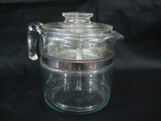  Flameware Glass 6 Cup Coffee Pot Stove Top Percolater 7756B