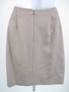 geoffrey beene beige pleated straight skirt size 6