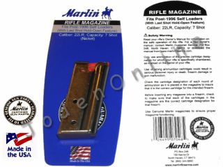 Marlin Glenfield 7 RD 22LR MAGAZINE NICKLE 71901   25N 880 70 Papoose