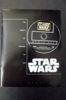 George Lucas Dir Star Wars The Clone Wars Film Studio Media Press Kit