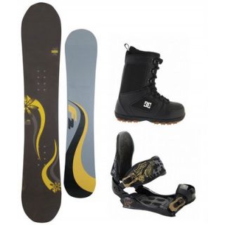 F2 Gipsy 154 Womens Snowboard Technine Suerte Bindings DC Boots