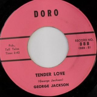  RARE Soul 45 George Jackson on Doro Hear