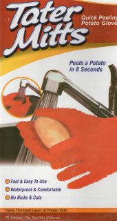 Tater Mitts Quick Peeling Potato Gloves