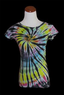 New Tie Dye Jrs Stained Glass Spiral T Shirt s M L XL