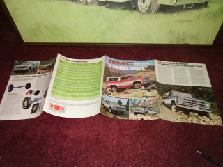 1975 GMC Jimmy Pickup Suburban 4 Wheel Drive Sales Brochure