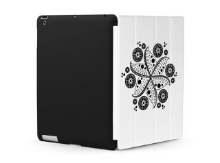  TM Covermate Case for The New iPad iPad 3 White Flower Glazer