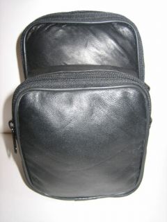Black Leather Case for Garmin Nuvi 1390 1450 1490 LMT