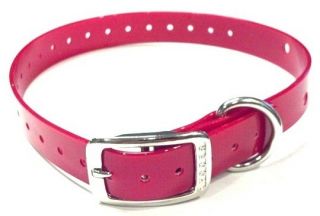 Red Dayglo Replacement Collar for The Garmin Astro DC 40 Tracking GPS