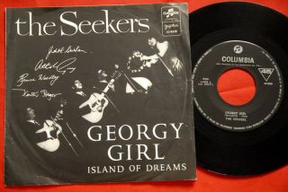 Seekers Georgy Girl Island of Dreams 1969 EXYU 7“PS