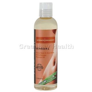  Organic Sensual Massage Oil Lotion Cream w/Cocoa Bean Gogi Berry 4 oz