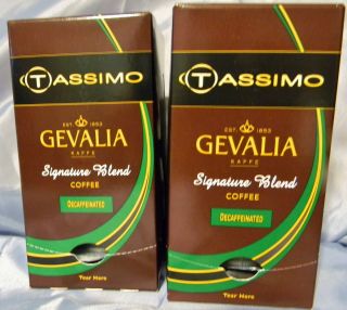 Tassimo Gevalia Kaffe Signature Blend Decaffeinated Coffee T Discs 16