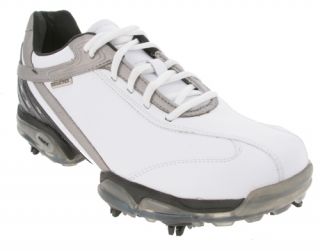 Geox White Black U Progeox WP Mens Golf Shoes Waterproof