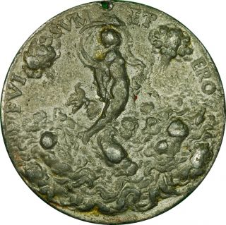 Italian Renaissance Medal 16th G F Trivulzio 1548 PB Cast Authentic