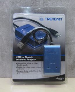 TRENDnet USB to Gigabit Ethernet Adapter TU2 ETG
