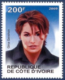 Gina Gershon Single Postage Stamp Mint Unused MNH 2009