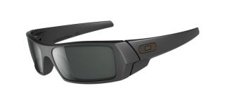 Oakley Mens Gascan Sunglasses 03 473 Matte Black Frame Grey Lens Free