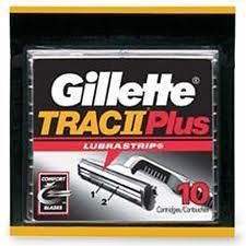40 Gillette Trac II Plus Cartridges 4 Ten Pack Packages