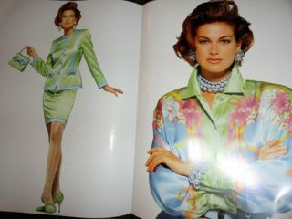 Yasmeen Ghauri Vintage ESCADA Catalog 1992 Helena Barquilla Vogue Gail