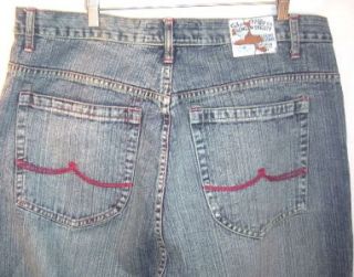 Mens Blue Jeans Size 42 x 34 Gilyard Mfg Co Stone Washed VG Condition