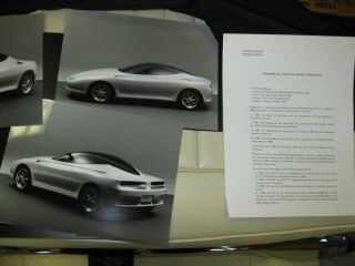 1991 Pininfarina Chronos Car Concept Brochure Porfolio