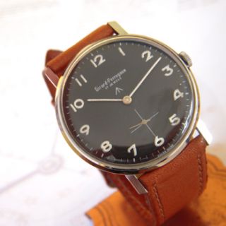 Vintage Swiss Made Girard Perregaux Mens Watch 1950s Black Dial 17