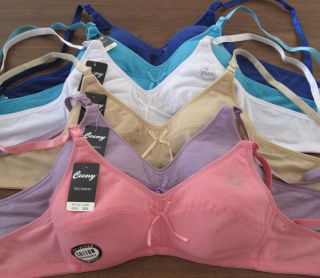  Cup Cotton Wire Free Girl Teen Training Bra 30A 32A 34A 36A Bra