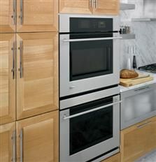 GE Monogram 30 Stainless Steel Built in Trivection Double Wall Oven