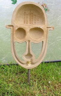 David Gill Bennington Pottery Pop Art Sculpture Midcentury Mod Face