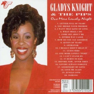 One More Lonely Night Gladys Knight Audio Music CD Pop R&B L6