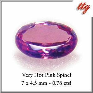  Hot Pink Spinel Loose Gemstones