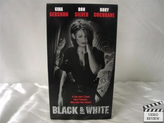 Black White VHS Gina Gershon Ron Silver 043396044937