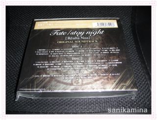 Fate Stay Night Realta Nua OST 3CD Japan Limited Ver