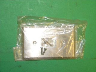 General Electric RP2116 Wallplate Low Volt 1 Gang