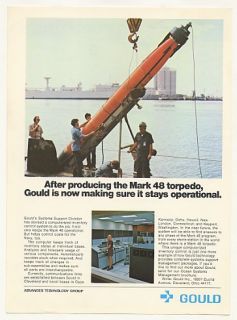 1973 Gould Mark 48 Torpedo Computer Inventory System Ad