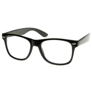 New Glasses Frame Style Wayfarer Vintage Retro Nerd Fashion Unisex 10