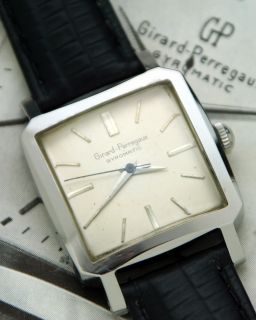  Untouched STAINLESS STEEL Girard Perregaux GYROMATIC DRESS Watch