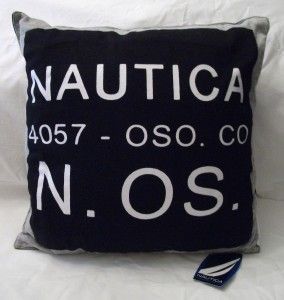 Nautica Glen Cove Black 6 PC Twin Twin XL Comforter Sheets 2 Pillows