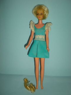 1967 Hair Happening Francie Doll with oiginal Dress and One Hairpiece