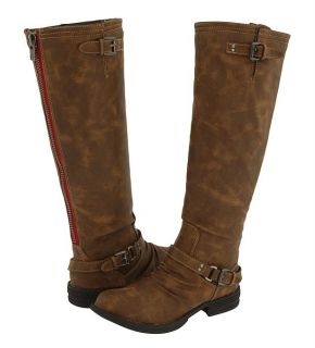 Madden Girl Tall Riding Style Boots in Tan