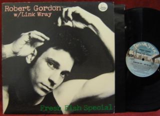 ROBERT GORDON W/ LINK WRAY Fresh Fish Special PROMO LP Vinyl Record