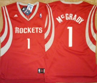 Tracy McGrady Houston Rockets Swingman Red Sewn Jersey