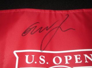 Graeme McDowell Signed 2010 US Open Pebble Beach Pin Flag PSA DNA