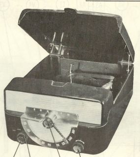 1953 Zenith K666R Phonograph Radio Service Manual Schematic Diagram
