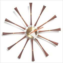 Spindle Wall Clock OUR SKU# GNS1106 MPN: G092019 Condition: