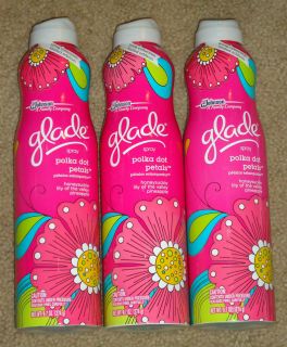 Glade Polka Dot Petals Spring Collection Ed Room Spray 3 