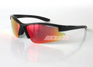 Morestar Cycling Glasses Sports Sunglasses Black