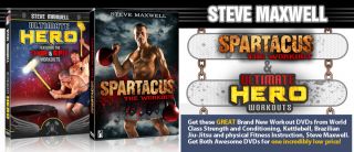 Steve Maxwell 2 Pack Spartacus and Ultimate Hero Workouts